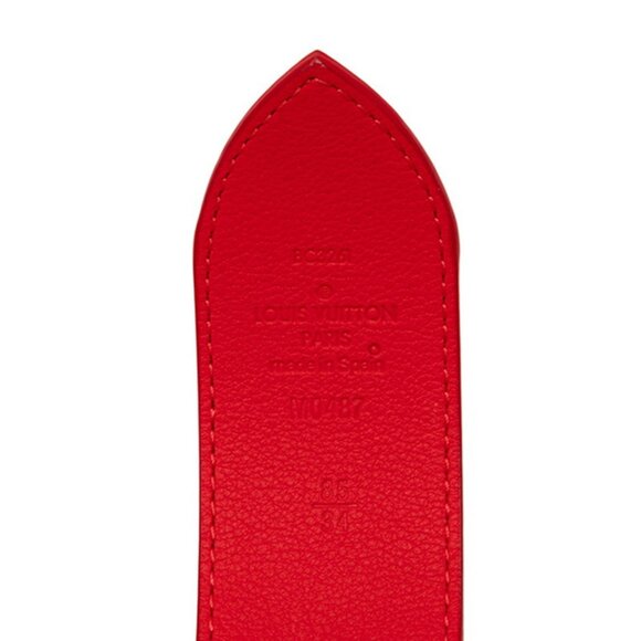 Louis Vuitton x Virgil Abloh Monogram Pyramid Ceinture Initial Belt, Size 85/...